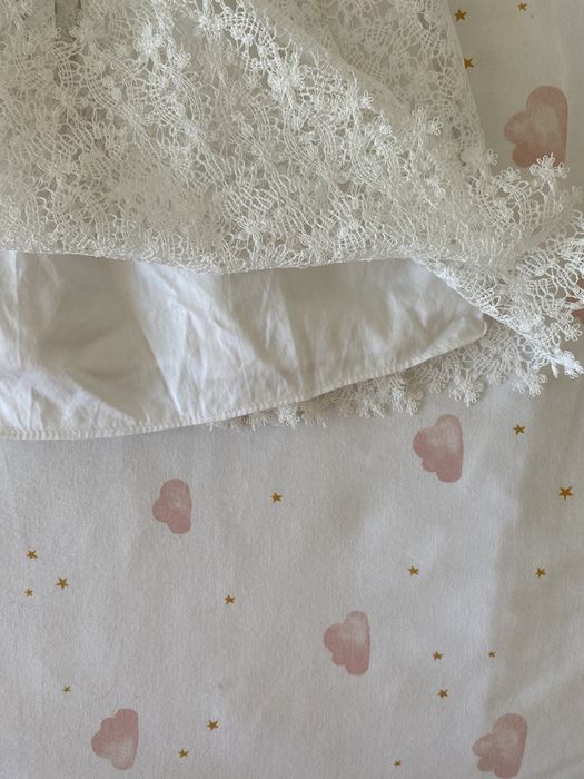 Vestido de cerimónia (batizado ou menina alianças) 18 m