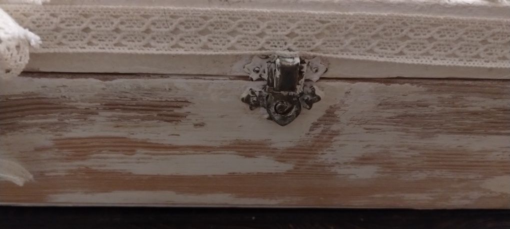 kuferek, pudełko, szkatułka decoupage