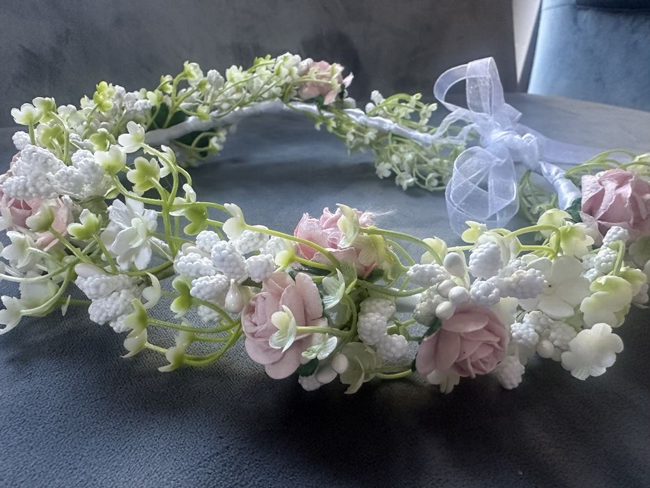 Sukienka do Komunii, Bamax 10A, z dodatkami. d:112cm