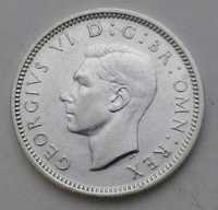 Wielkiej Brytanii, Wielkiej Brytanii 6 Pence 1948. Sixpence. Moneta 6