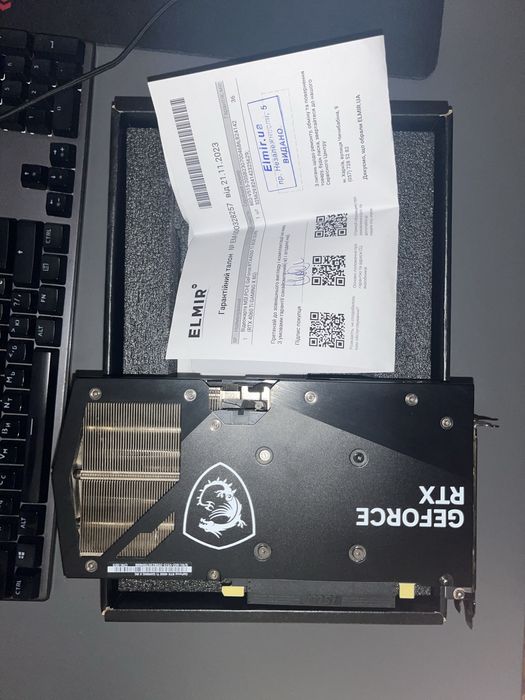 MSI rtx 4060 ti GAMING X 8GB