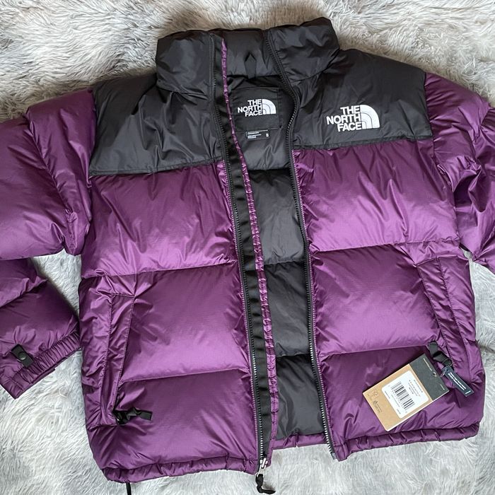 Оригінальний пуховик The North Face 700 фіолетовий