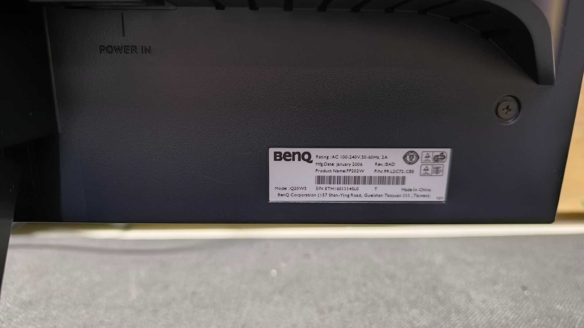 Monitor Benq FP202W