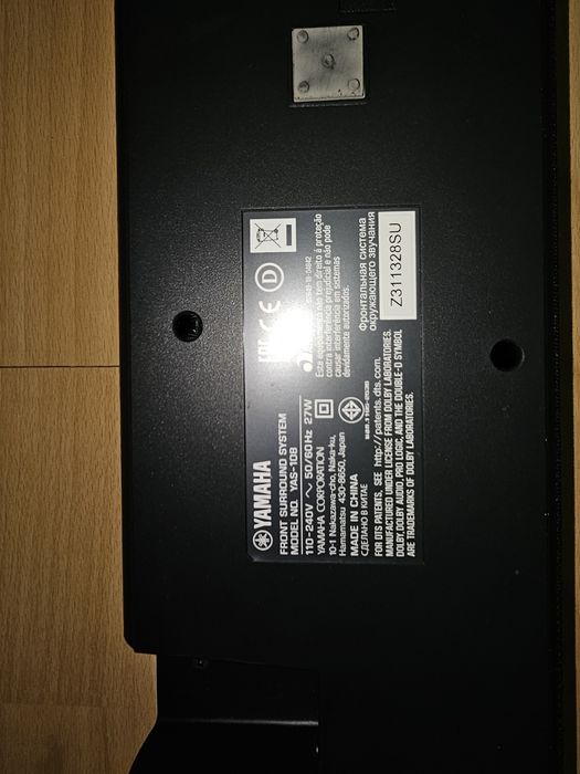 Продам саундбар YAMAHA YAS-108