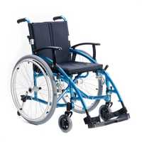 Wózek inwalidzki ACTIVE SPORT LIGHT 17" czarno-niebieski NOWY