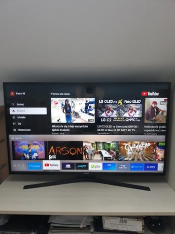 Telewizor Samsung 43", 4k, Smart tv ,DVB-T2  HEVC