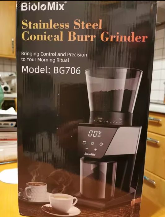 Moedor de café elétrico automático BioloMix