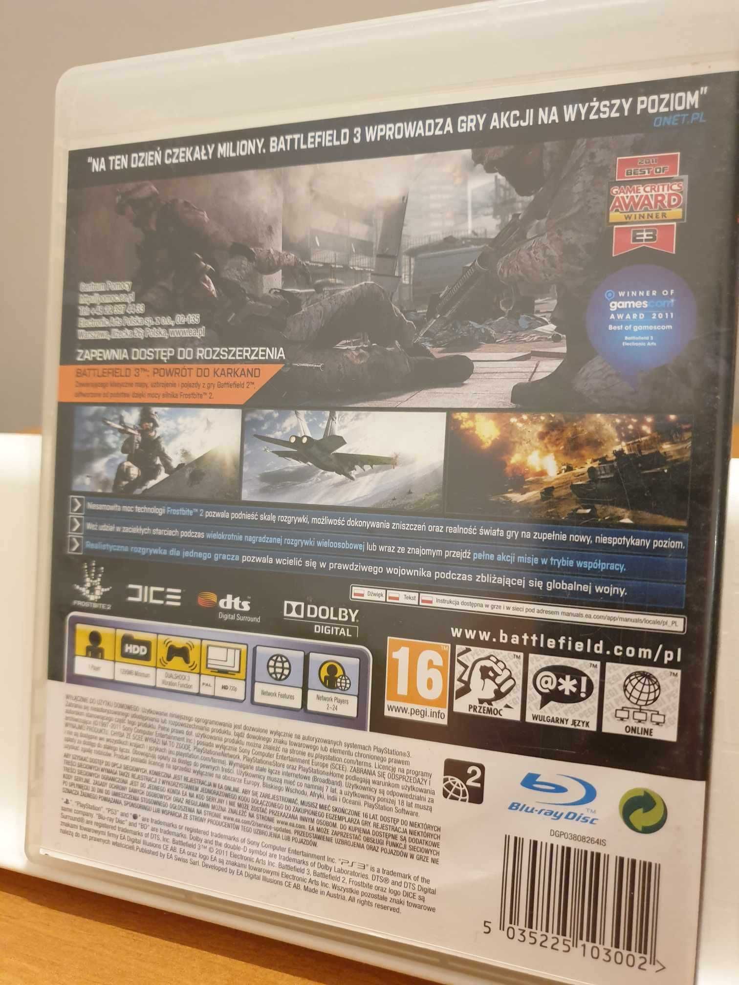 Battlefield 3 Limited Edition PS3 Polska Wersja