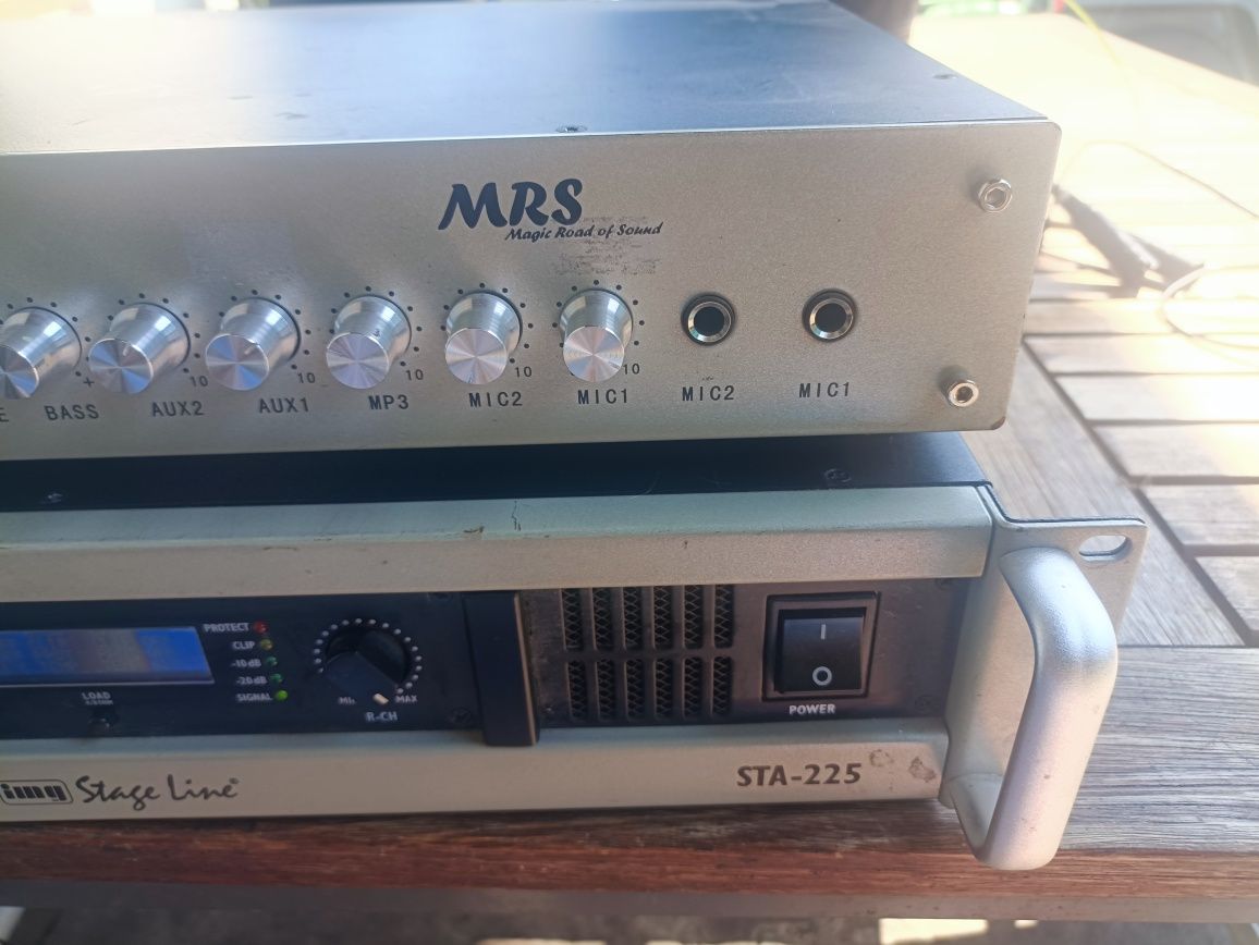 Wzmacniacz IMG stage line STA-225 2x350w monacor Behringer Pioneer 700