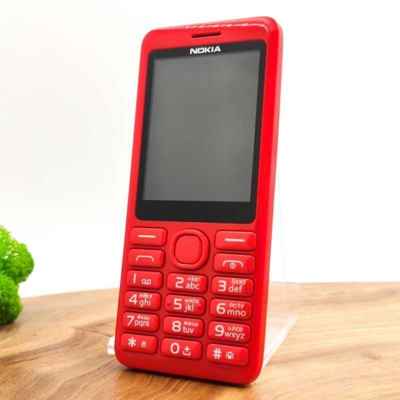 Кнопковий телефон Nokia 206 (2021) Black\Red