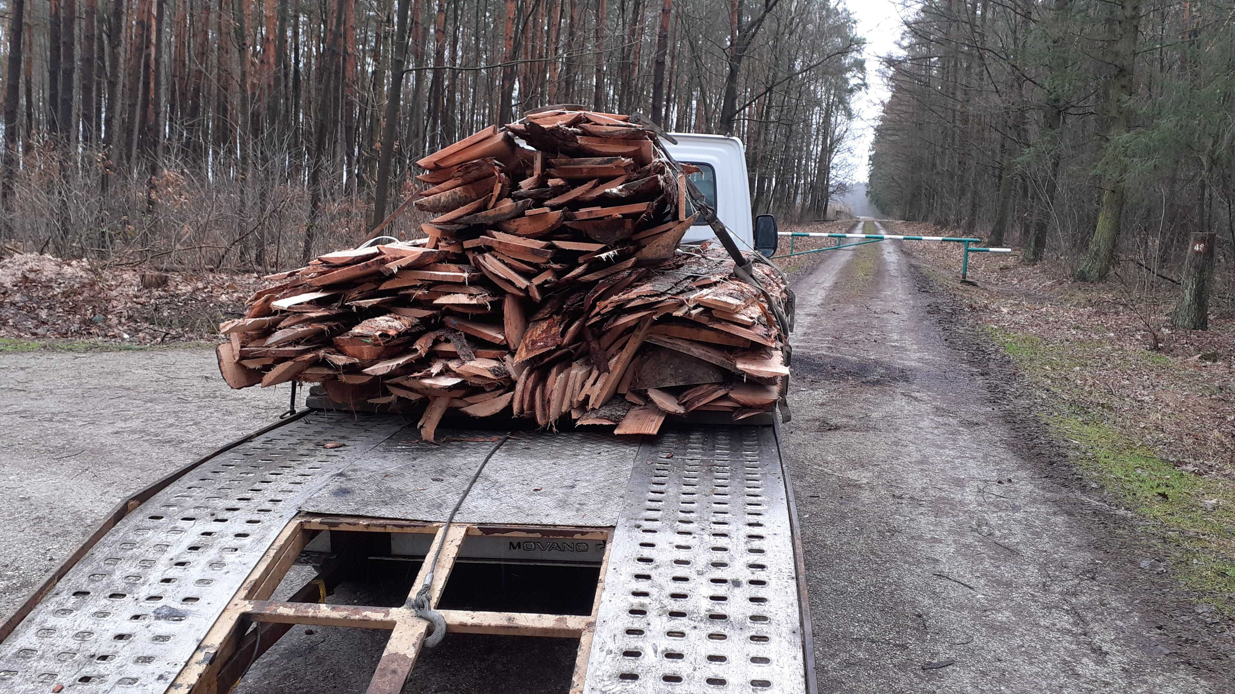 Drewno opałowe zrzyny tartaczne .