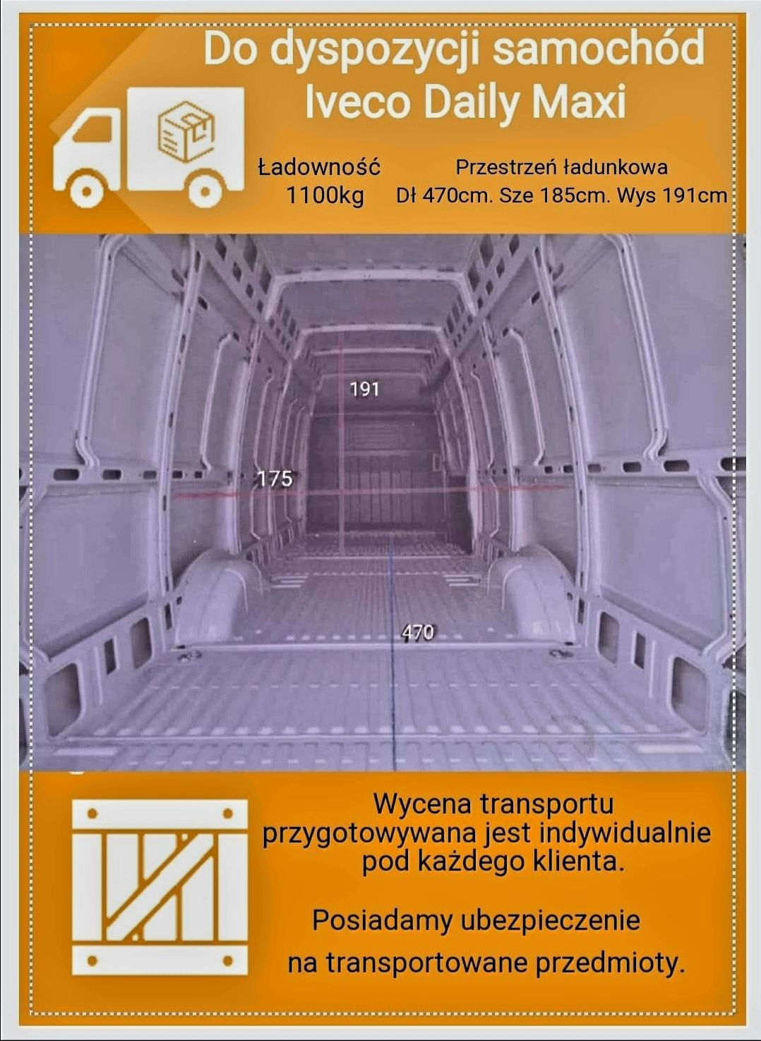 Usługi Transportowe - Przeprowadzki  - Przewozy.
