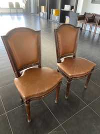 2 cadeiras antigas 95cm x 40cm x 60cm