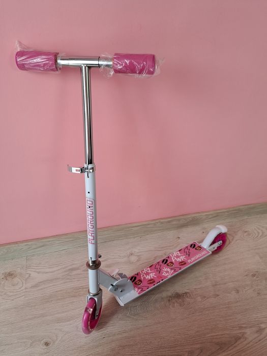 Hulajnoga dla dziewczynki NOWA różowa dla dziecka playground LED