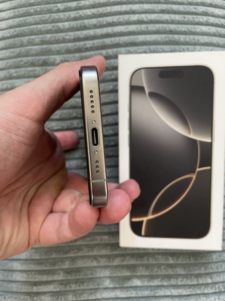 Новый 100% Iphone 16 pro 256gb куплен в Алло, айфон 16 про