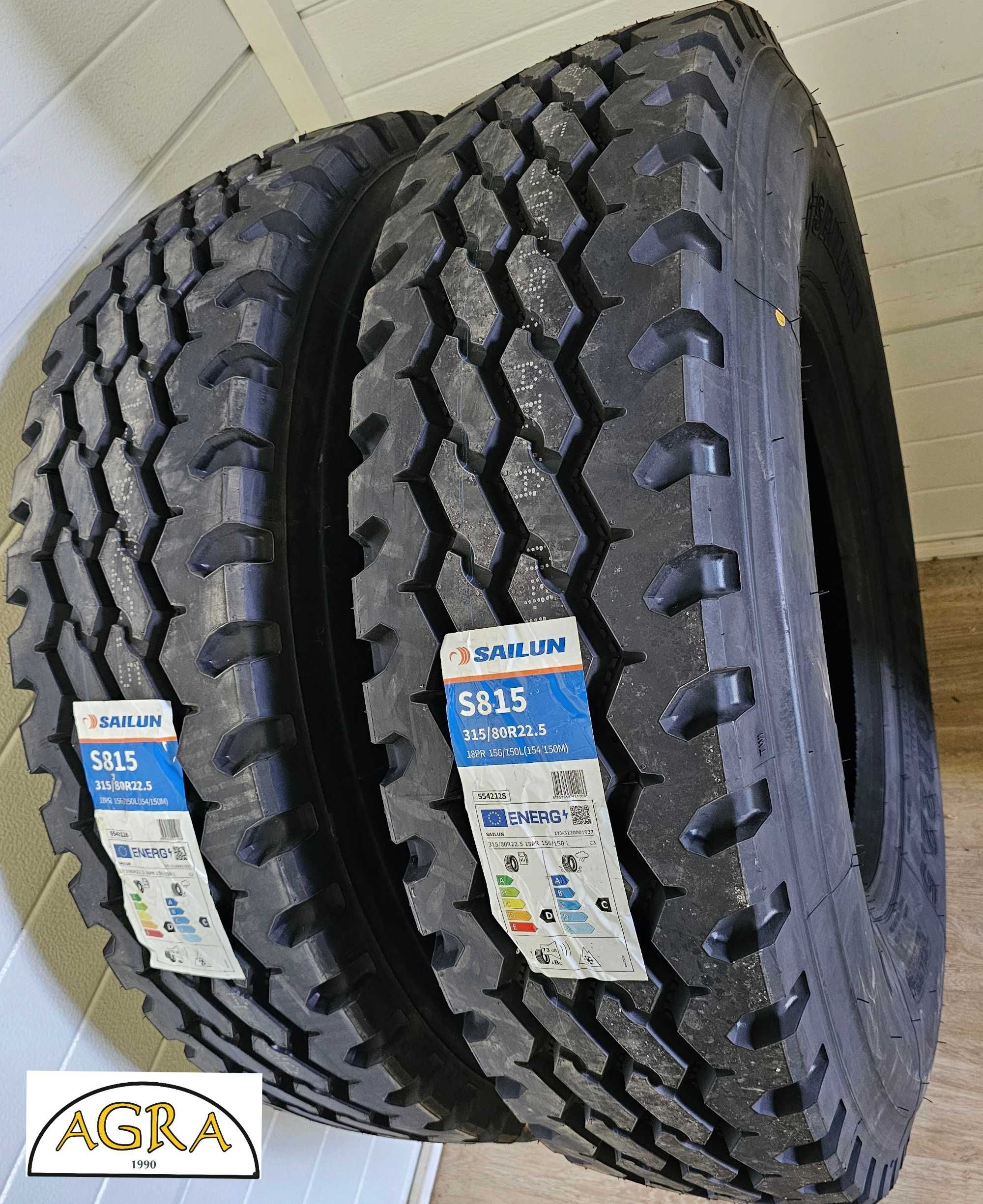 315/80R22.5 SAILUN S815 PRZÓD budowlany opony opona prowadząca MOCNA