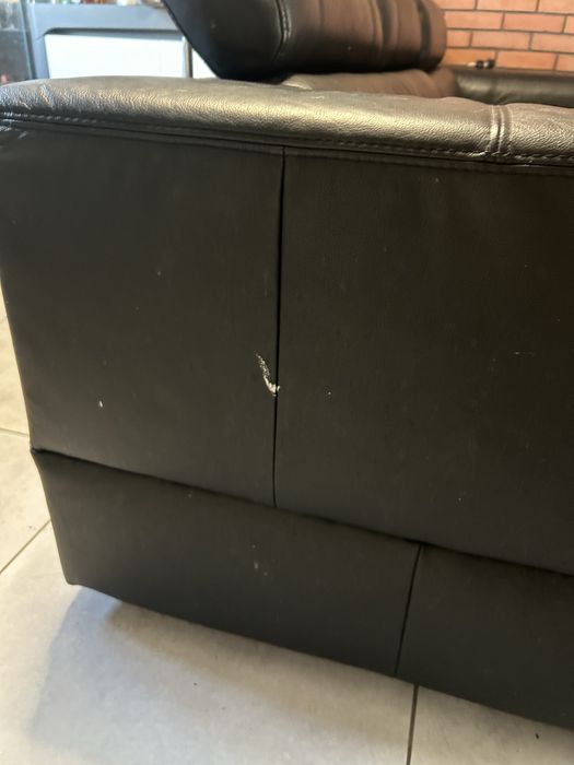 Narożnik z prawdziwej skóry. Bydgoskie Meble