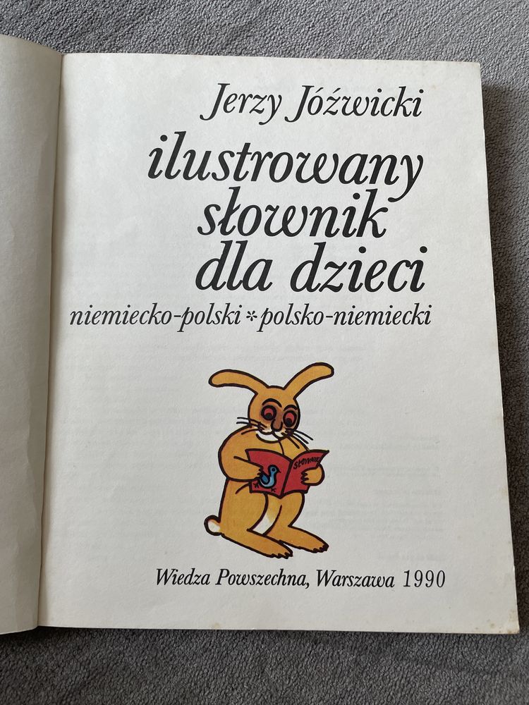 Ilustrowany słownik dla dzieci niemiecko-polski i polsko-niemiecki