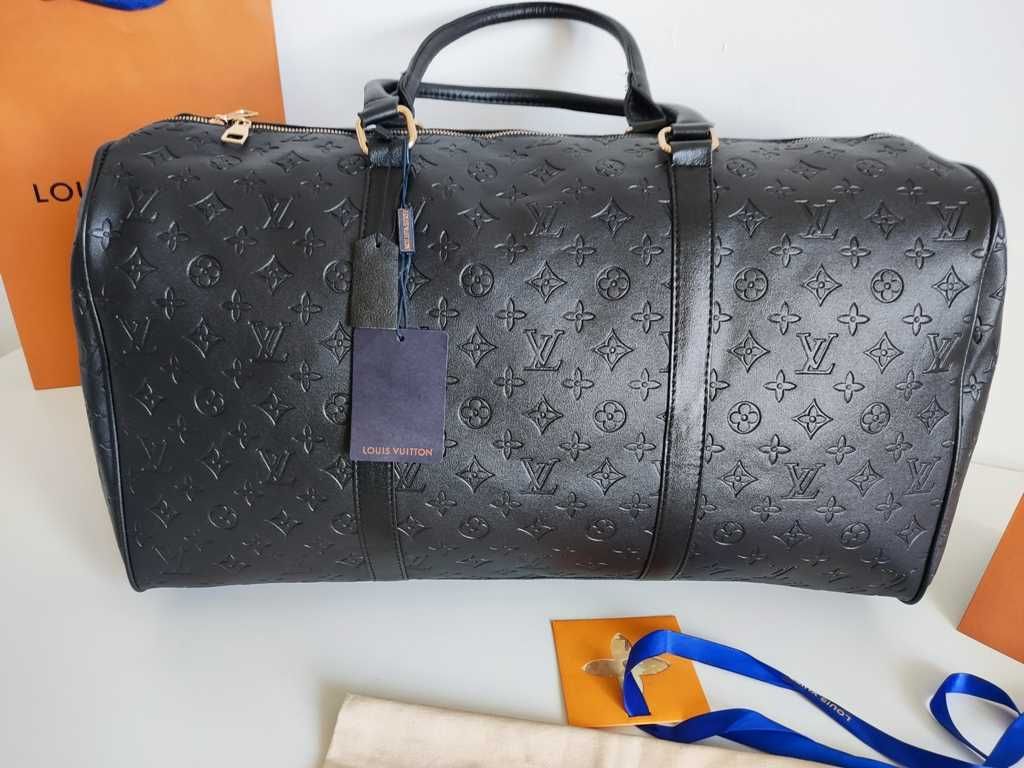 Louis Vuitton Torba podróżna, na siłownię, weekendowa, skóra 90-43