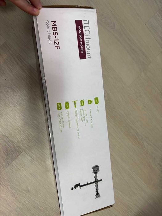 Кріплення для 2-х моніторів ITECH mount MBS-12F