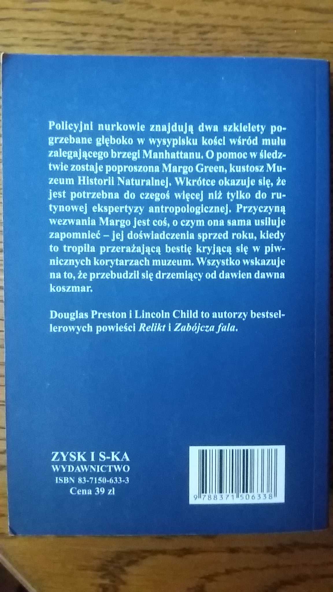 Douglas Preston Lincoln Child Relikwiarz Zabójcza fala