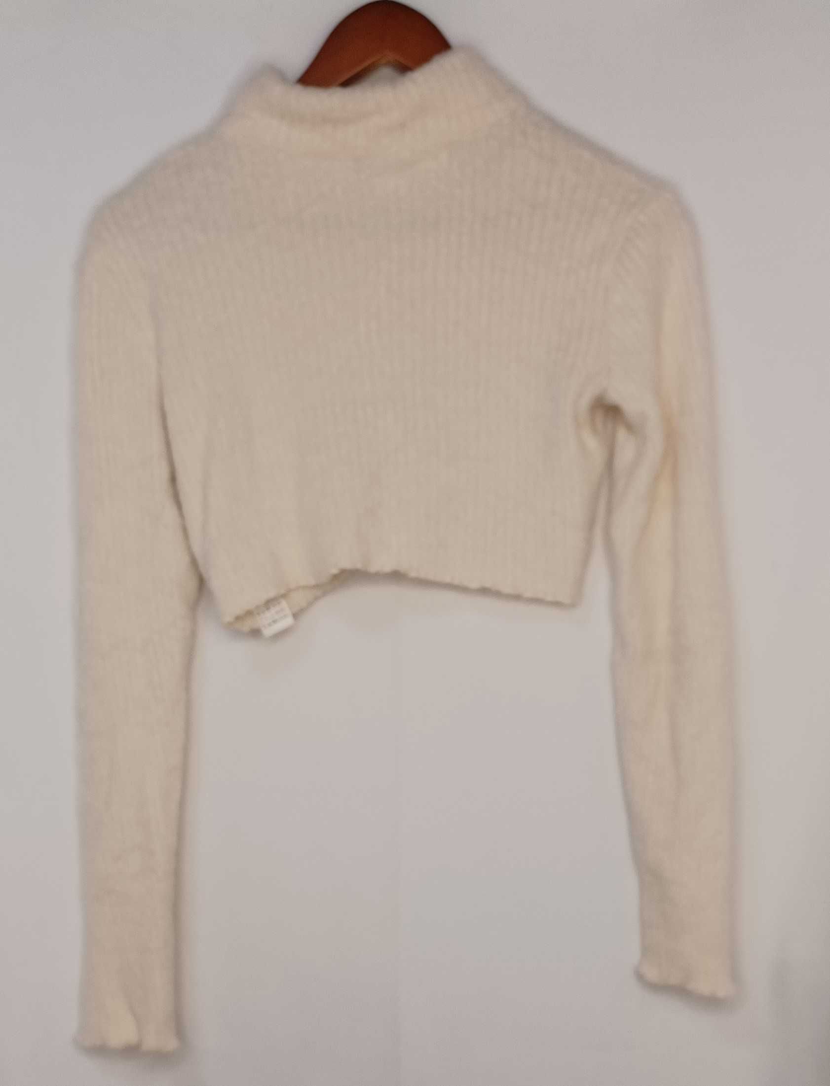 Sweter damski krótki Bershka//UDA_0412