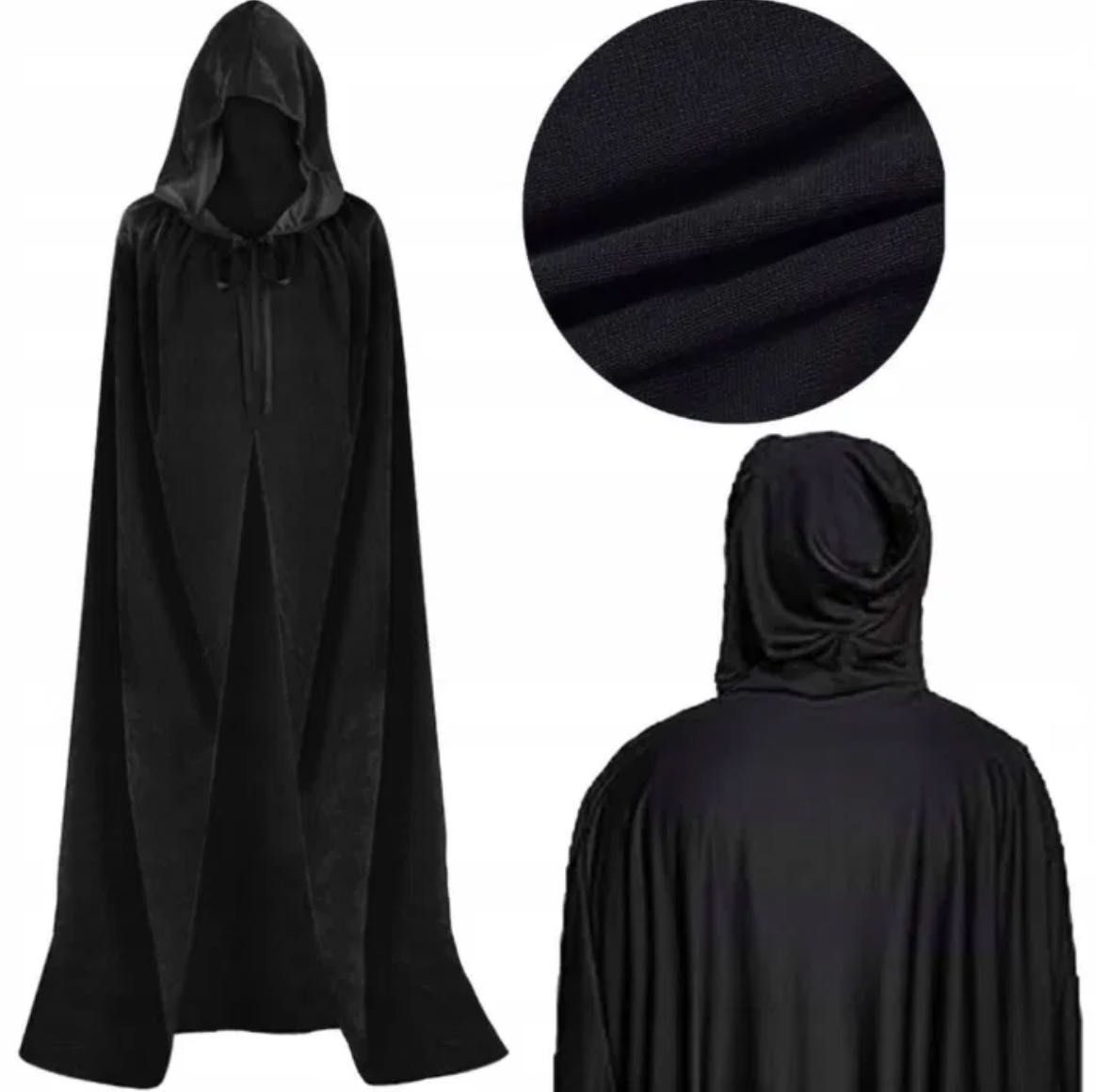 HALLOWEEN STRÓJ PRZEBRANIE peleryna maska krzyk śmierć dorosłych