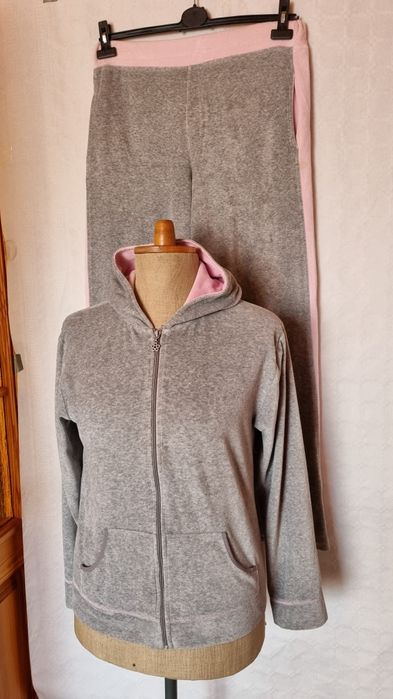 Welurowa,damska piżama Hays L