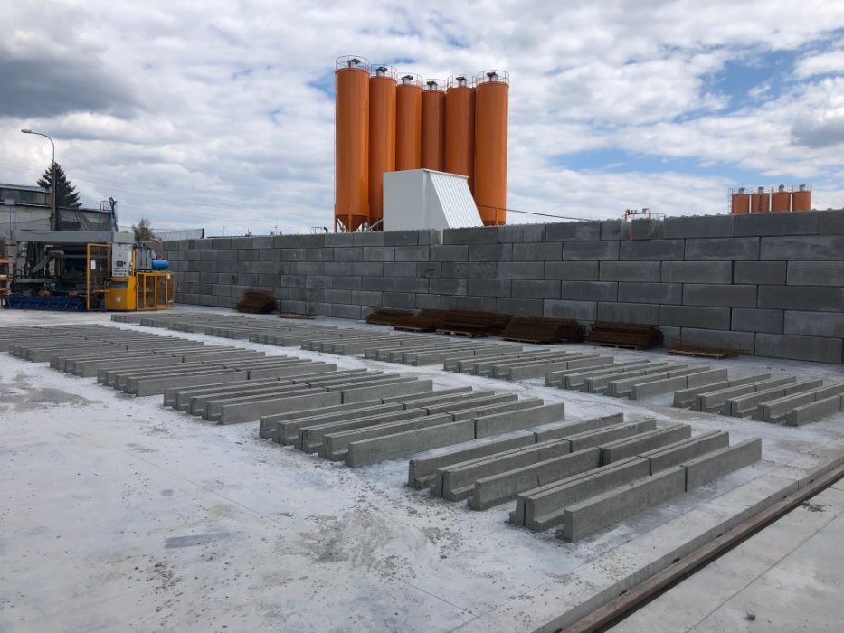 Nadproże betonowe, nadproża typu L19/12 Różne długości od 90 do 300 cm