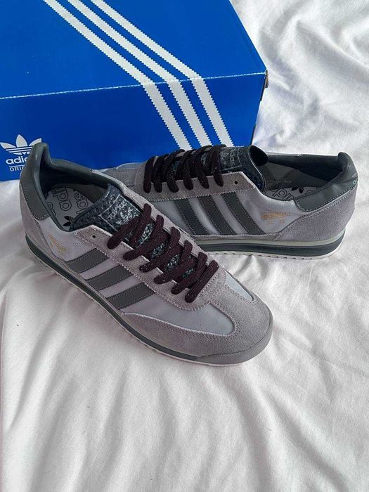 Мужские кроссовки Adidas SL 72 'Grey Dark Grey' Premium. 40-45
