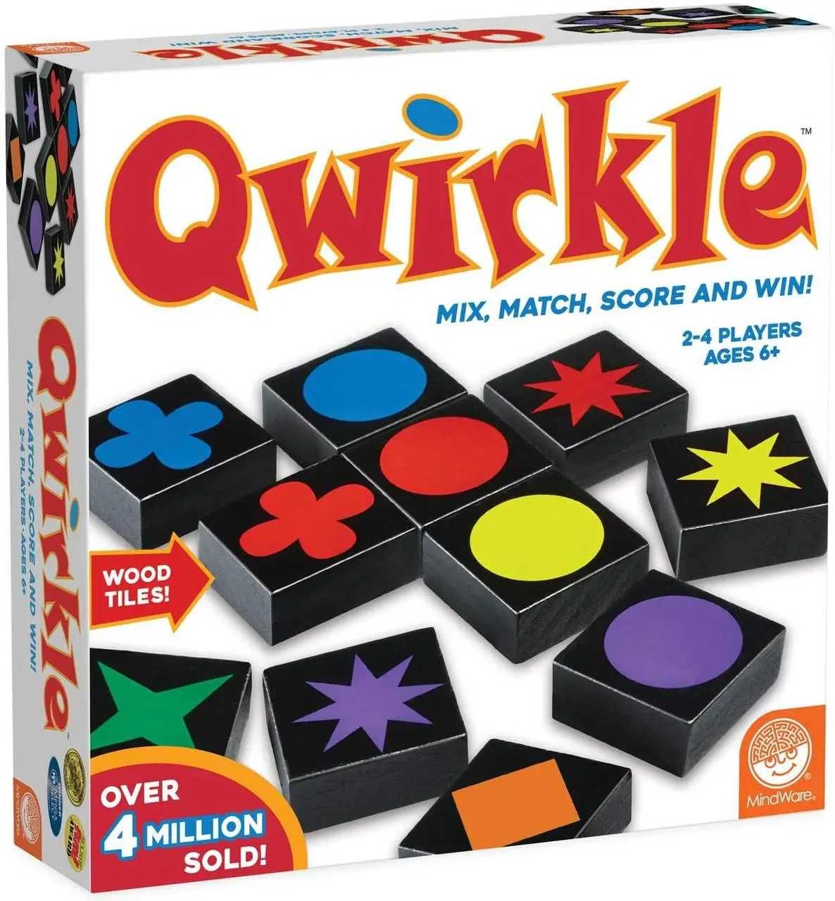 Настільна логічна гра Qwirkle (Кверкл) гра для веселої компанії