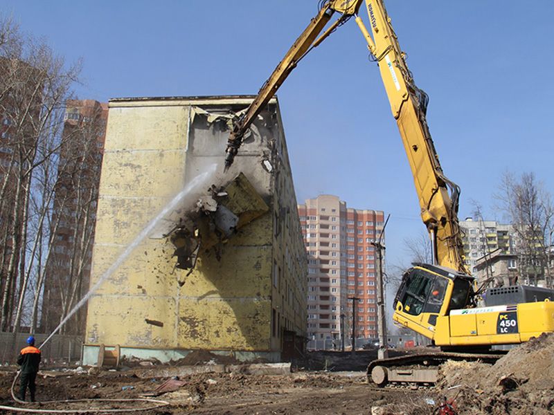 Демонтажные работы, демонтаж бетону, промисловий демонтаж складу ангар