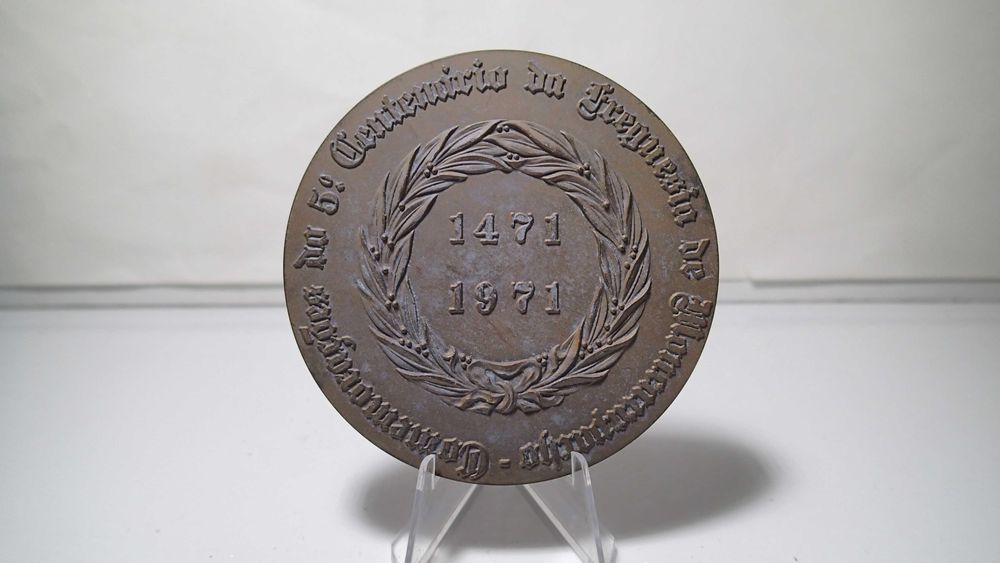 Medalha em Bronze do 5º centenário da Freguesia de Momcarrapacho