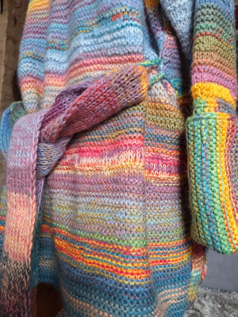 Kardigan  sweter rękodzieło handmade