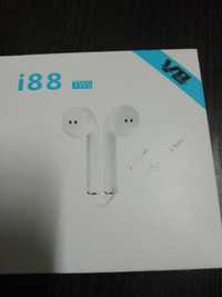Навушники бездротові білі гучні I88