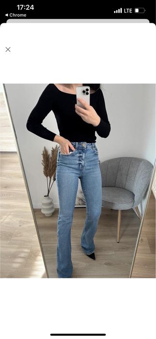 Джинси Zara Wide leg, штани, брюки MOM, Wide Leg