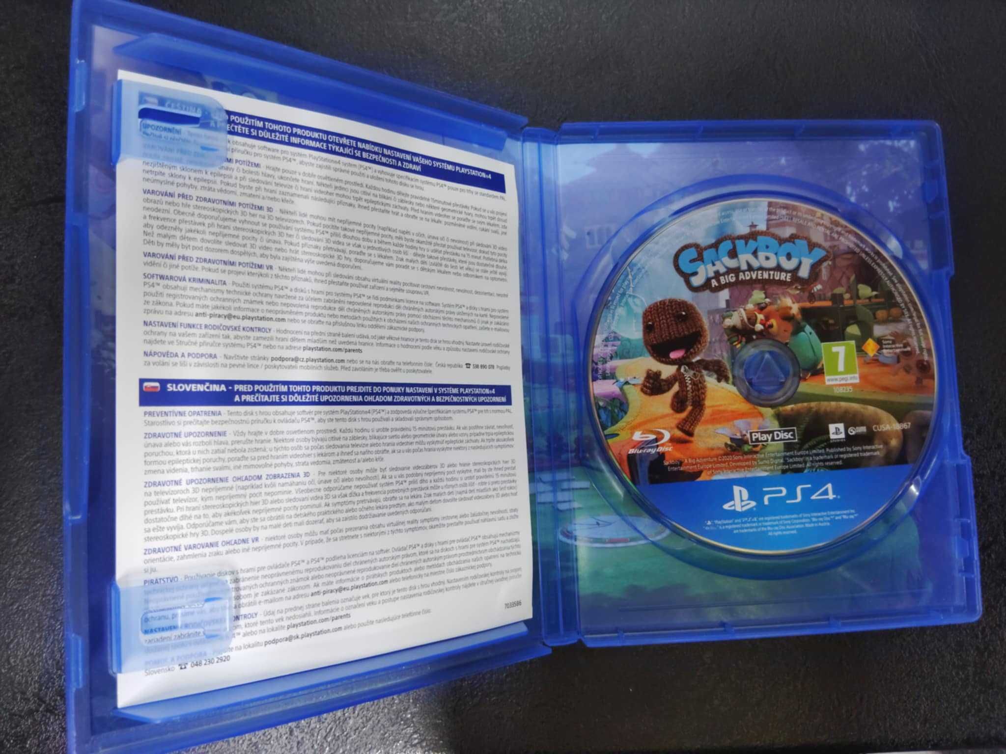 Sackboy A Big Adventure PS4 Wielka przygoda