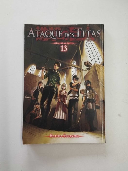 Manga Attack on Titan n°13 - Português (Brasil)
