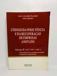 Código da Insolvência e da Recuperação de Empresas Anotado Vol II