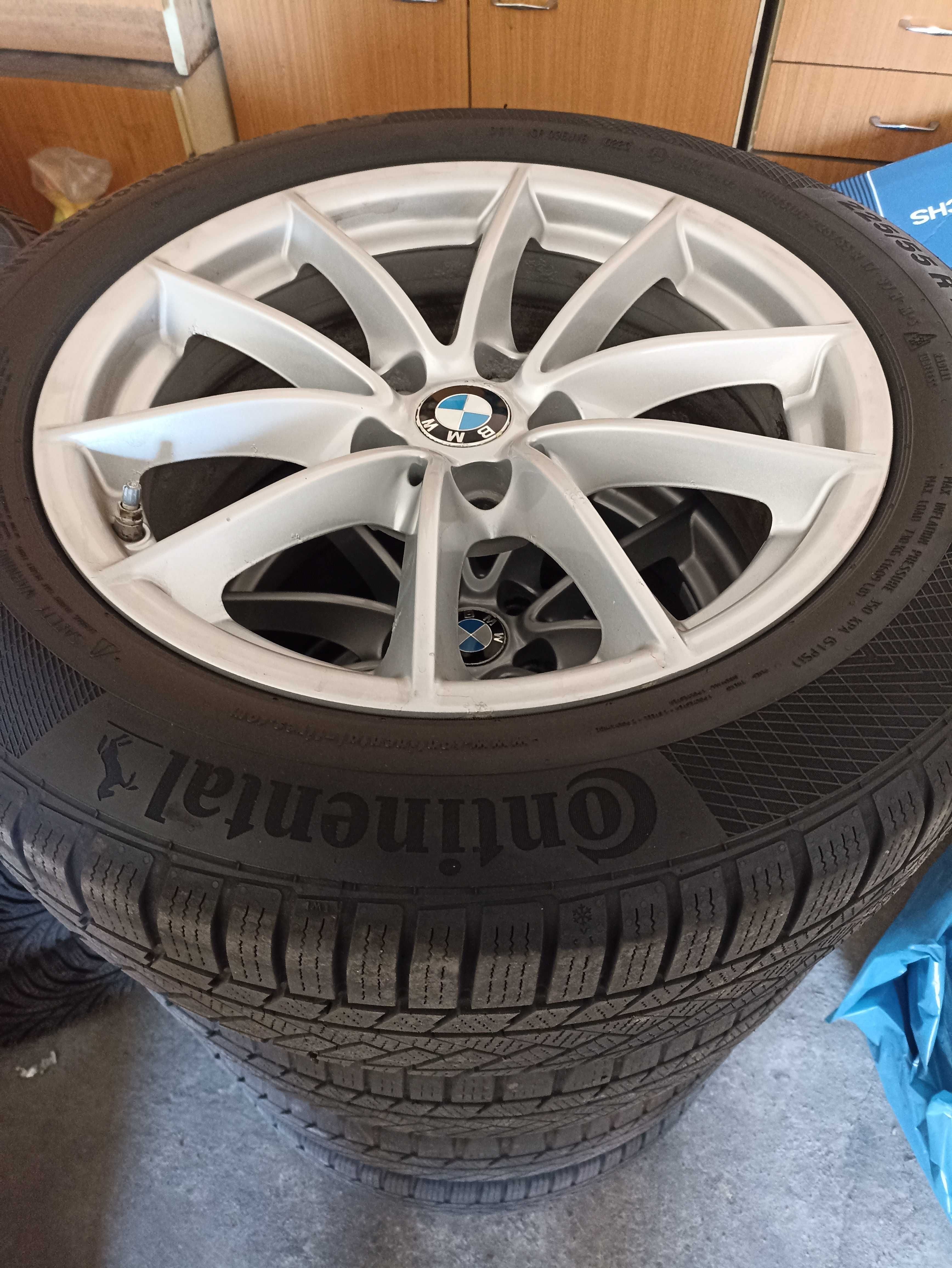 Koła Felgi Bmw G30,G31 z oponami Continental zima 225/55/17 R17