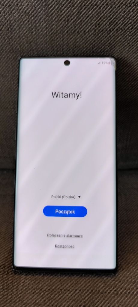 Samsung Note 10 uszkodzony