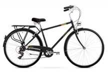 Romet Vintage M 18"lub20" cali, czarny (nowy), Na wycieczki, zakupy