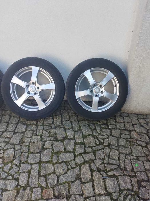 Sprzedam  alufelgi z oponami j7 17 5x115 ET43