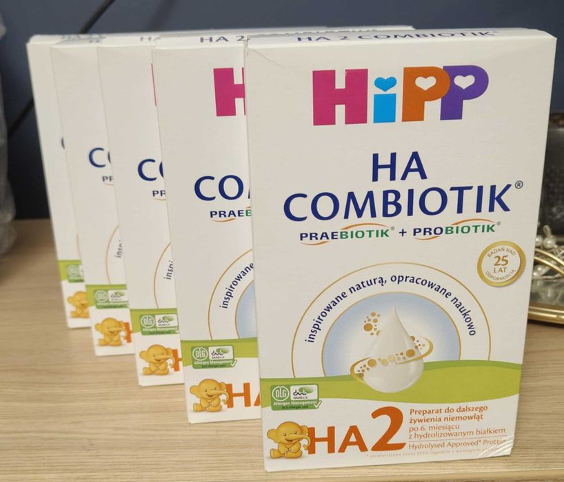Mleko Hipp Combiotik Ha2 5szt 20zł/szt