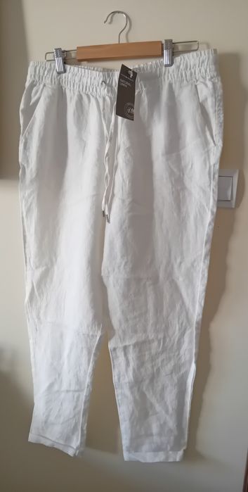 H&M Lniane spodnie/ rozm. M-L/ 38-40 nowe