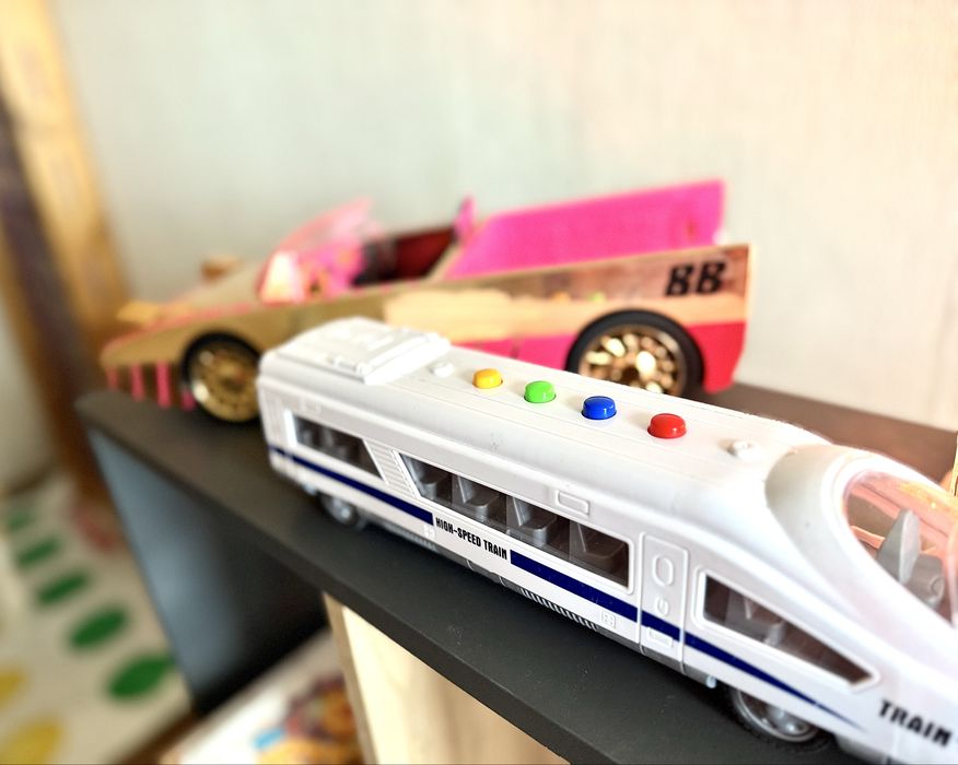 Швидкісний поїзд / Звук / світло / Машинка / Кабріолет