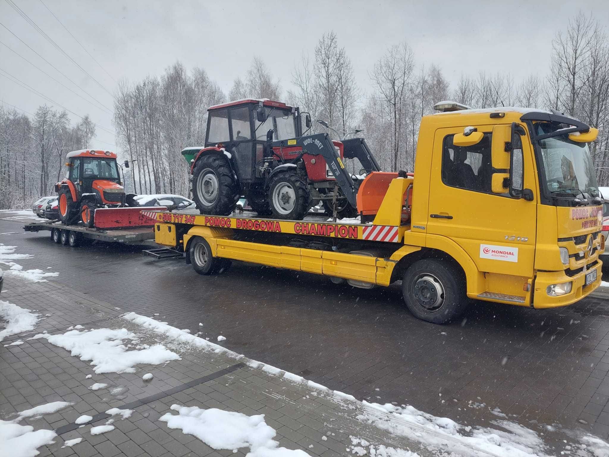 Pomoc Drogowa 24h, Transport Maszyn do 25ton, Auto Laweta Olkusz