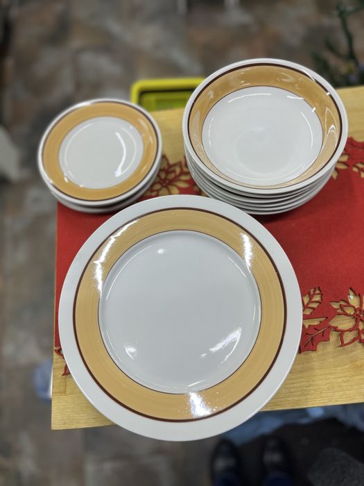 Zestaw talerzy porcelanowych Cerpol Karolina