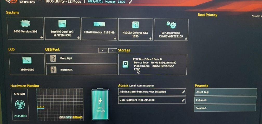 Отличный! Ноутбук Asus ROG G531 В Идеале!!