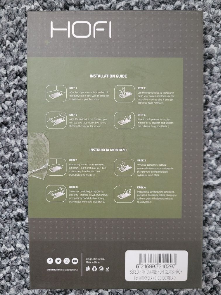Szkło hartowane Hofi Glass Pro+ (do Motorola G10/G30)